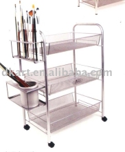 Art Cart With Trays,  Artist studio on wheel (3-layer)