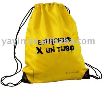 Custom logo printed drawstring nylon picnic backpacks
