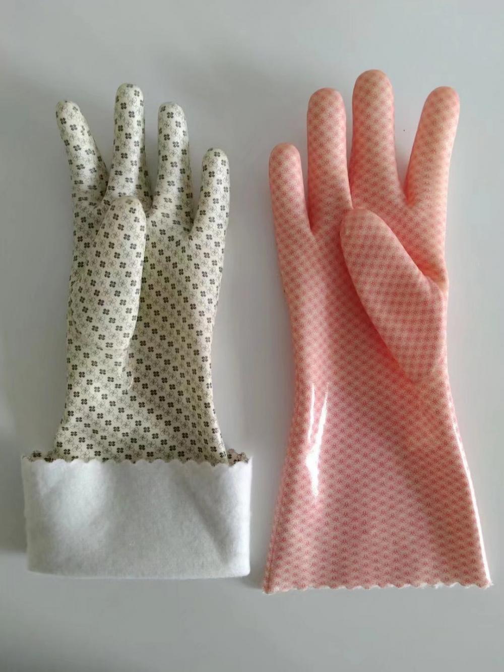 Die küche transparente Handschuhe