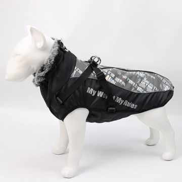 Waterproof Reflective Dog Harness Vest - Warm Coats and Jackets for Medium to Large Dogs