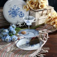 High quality decal ceramic cupcake stand