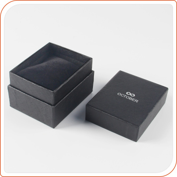 OEM fancy paper board stamping logo cushion holder for watch paper box