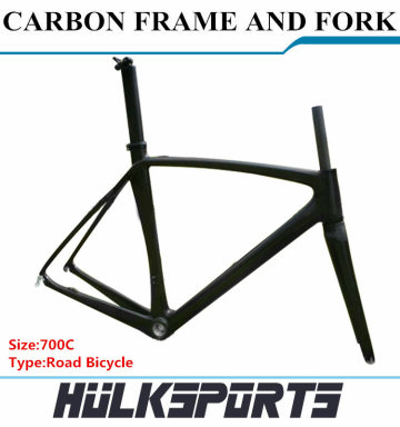 High Quality Cheap 700C Carbon Road Bicycle Frame Carbon Frame Road Bike Carbon Frame China Carbon Fiber Bike Frame