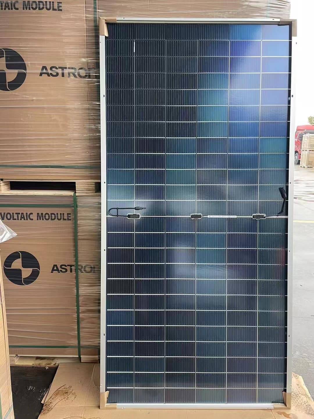 Astronergy 580w To 595w N Type Topcon Bifacial Solar Panels For Solar ...