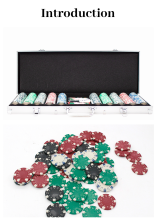 Hot selling in Amazon poker chips set case