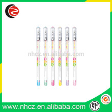 hot sale cheap promotional rainbow color gel pen set