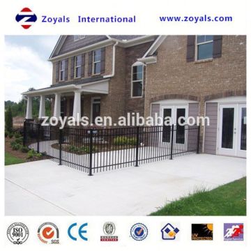 metal picket aluminum ornamental fencing manufacturer with ISO 9001