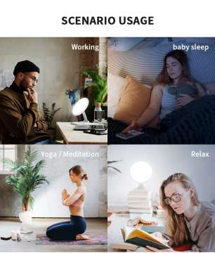 New Product 3 Color Temperature Round Sad Light