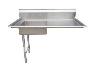 topmounted Stainless Steel sink with dish table