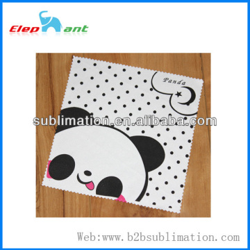 Microfiber digital print glasses cleaning cloth