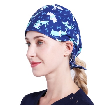 Women's Scrub Nurse Hats with Sweat Bands - Medical Ponytail Caps Wholesale
