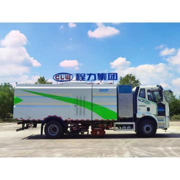New 4x2 pure electric cleaning and sweeping truck