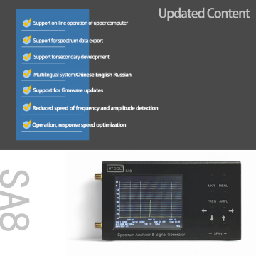 MIN 35MHz Portable spectrum analyzer
