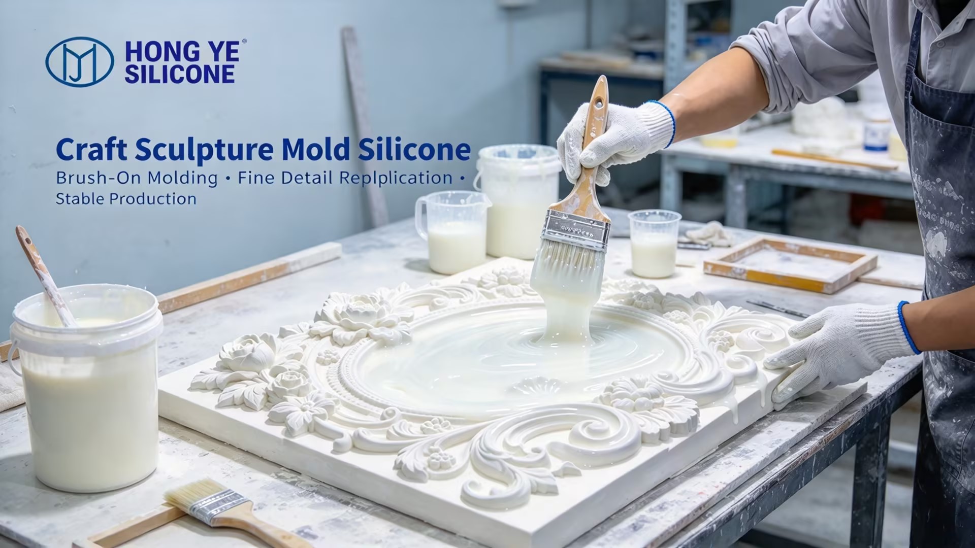 RTV2 Liquid Silicone Rubber For Art Sculpture RTV2 Liquid Silicone Rubber For Art Sculpture