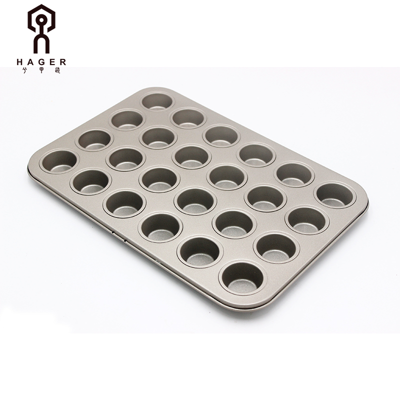 bakeware 탄소강 24 컵 머핀 팬