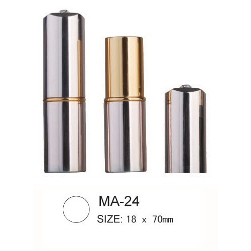 Round Aluminium Cosmetic Lipstick Packaging