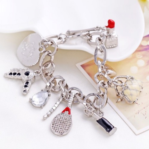 2015 indah liontin logam wanita Fashion Watch gelang