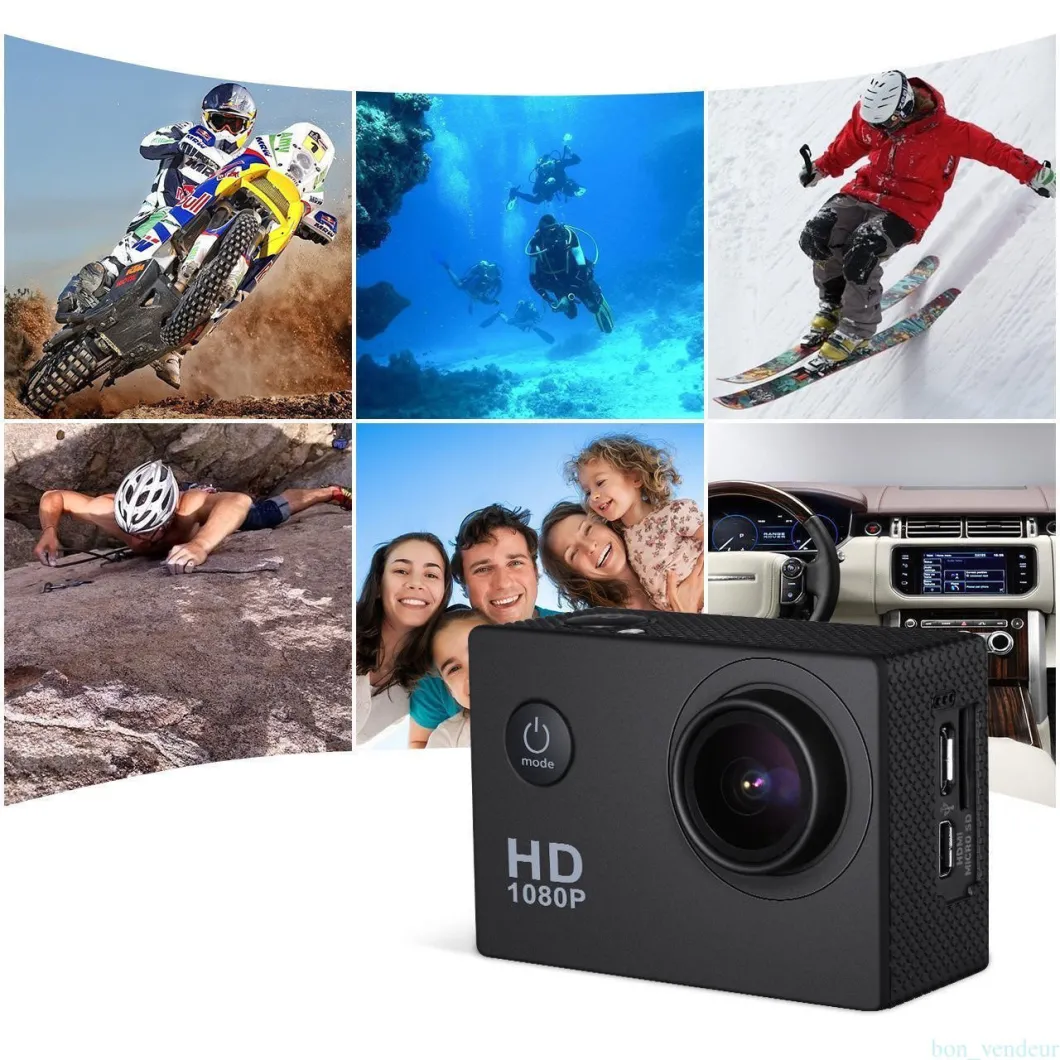 Sport Underwater Camera Helmet Full HD 1080P Video Photo Action DVR Mini DV
