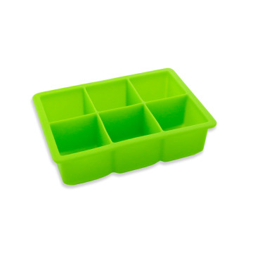 6 koppar Premium Silicone Ice Cube Tray