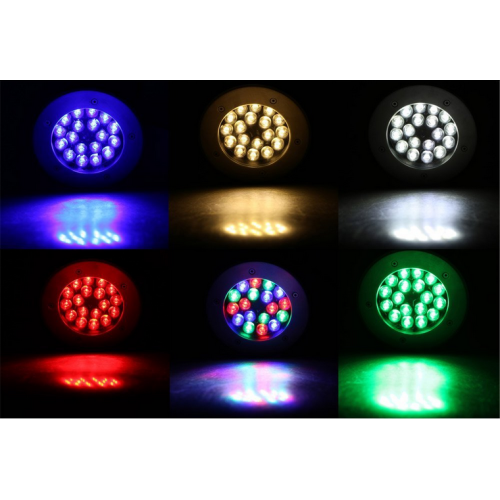 RGB outdoor led underground light 18watt