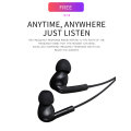 CONTROLLO DEL FILO STEREO IN-EAR all&#39;Ear Auricolare cablato universale da 3,5 mm