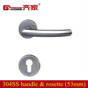 european style door handle lock