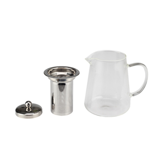 Glass Teapot with Stainless Steel Infuser