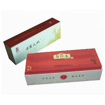 folding plain white paper box for tobacco