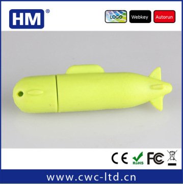 low price Diy design rocket shape usb flash drive