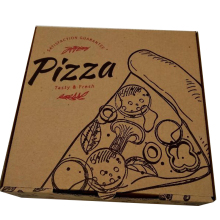 Wholesale Corrugated Pizza Boxes: Custom Design Disposable Takeaway Packing Solutions