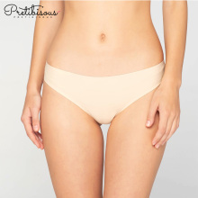 Comfortable seamless solid panty mature woman underwear