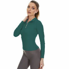 Blue anti-UV Equine Base Layer Femmes