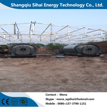 Refine Waste Tire Into Oil Pyrolysis Plant