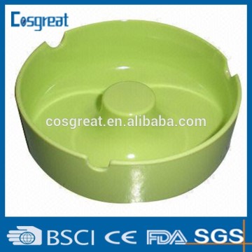 High quality green round melamine astray