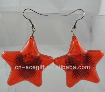 led holiday lights earrings,glow earrings
