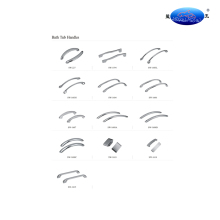 Porcelain Enamel Cast Iron Bathtub Copper Handles