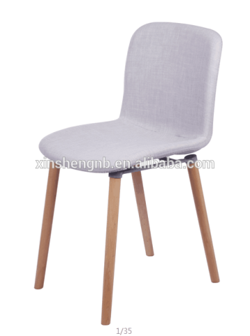 hot sale uphostered dining chair with beech legs