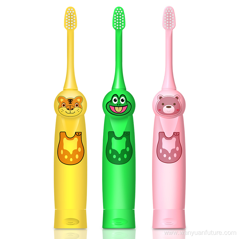 Power Portable Battery Kids Cute Sonic Electric Toothbrush