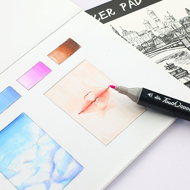 Drawing Notebook 30 Sheets A3/A4/B5 Optional Drawing Paper Pad Notebook Sketch Book for Marker Art Paiting Diary Student Gifts