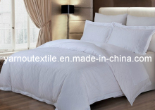 100% Egyptian Cotton Hotel Flat Sheet/Flat Sheet for Hotel / Bed Satin White Flat Sheet (YNM053)