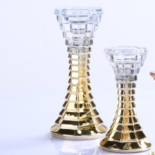 Unique Glass Candle Holder for Taper and Pillar candle