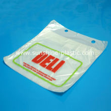 Food grade HDPE natural printed blockheader deli bag