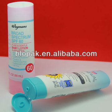 90ML Plastic oval tube, oval cosmetic tube