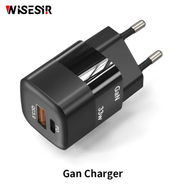 GaN 33W Uk Us Plug Charger Adapter OEM