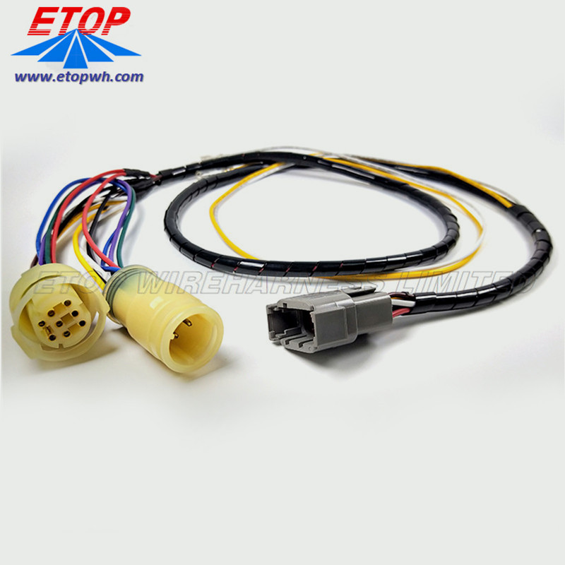 Custom Auto Headlight Wire Harness Deutsch Connector Cable
