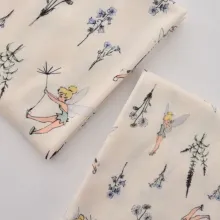 40s Poly Spun Compact Siro Polyester Interlock Fabric