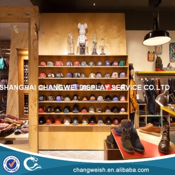 hat display rack for retail store and hat display cabinet