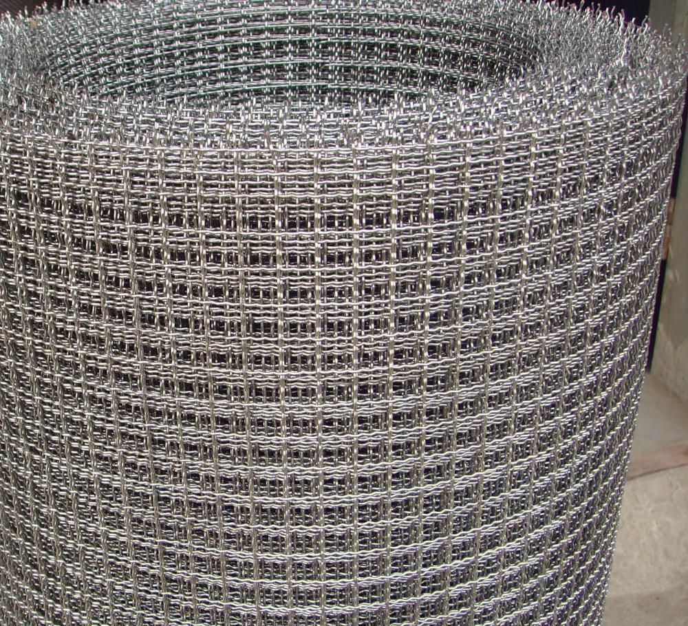 Stainless Steel berkerut anyaman kawat Mesh