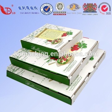 Custom size for pizza box,and good design and printing pizza box