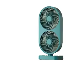 Desktop Dual-Core Oscillating Fan with Smart Control